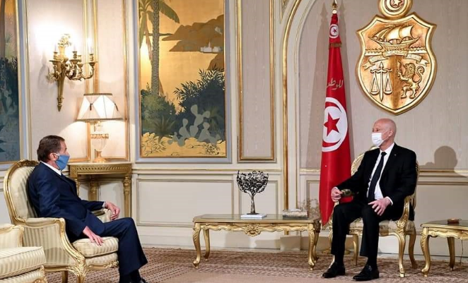 الرئيس سعيد: شعب تونس لن ينسى ما يجمعه من روابط متينة وقيم مشتركة مع شعب فلسطين